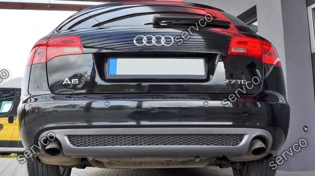 Difuzor spoiler tuning sport bara spate Audi A6 C6 4F Avant S-line Sline S line 2004-2008 v3