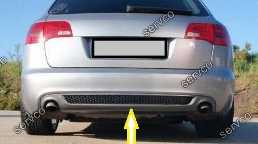 Difuzor spoiler tuning sport bara spate Audi A6 C6 4F Avant S-line Sline S line 2004-2008 v3