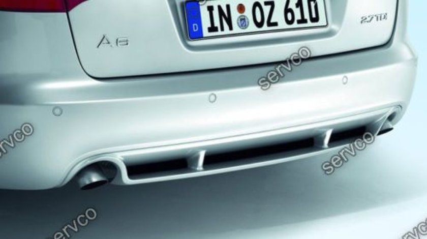Difuzor spoiler tuning sport bara spate Audi A6 C6 4F Avant Sline ABT Votex S6 Rs6 2004-2008 v4