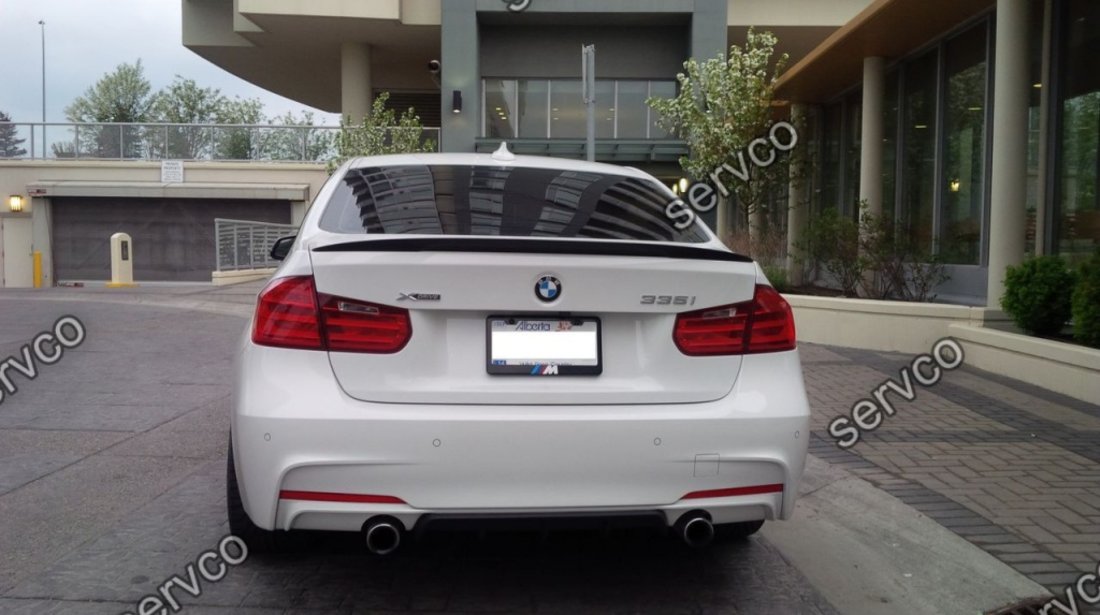 Difuzor tuning prelungire spoiler bara spate M Pachet BMW F30 F31 F35 Aerodynamic 2011-2015 v4