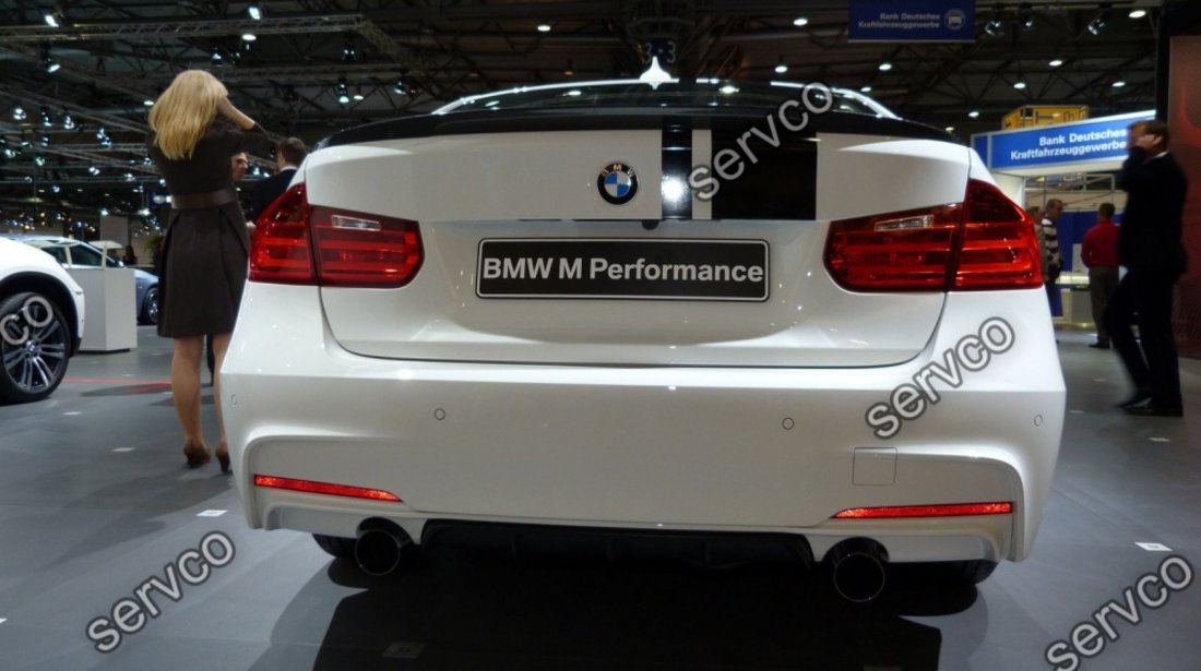 Difuzor tuning prelungire spoiler bara spate M Pachet BMW F30 F31 F35 Aerodynamic 2011-2015 v4