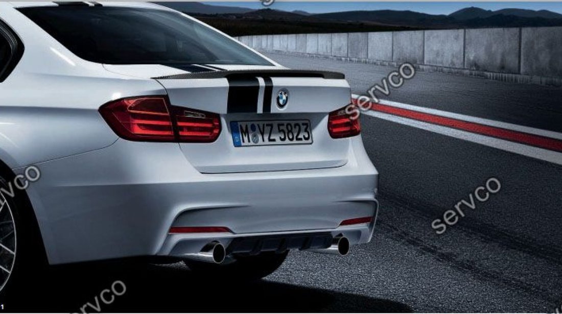 Difuzor tuning prelungire spoiler bara spate M Pachet BMW F30 F31 F35 Aerodynamic 2011-2015 v4