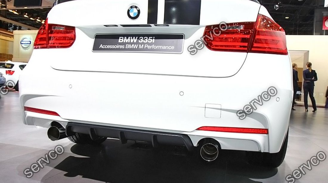 Difuzor tuning prelungire spoiler bara spate M Pachet BMW F30 F31 F35 Aerodynamic 2011-2015 v4