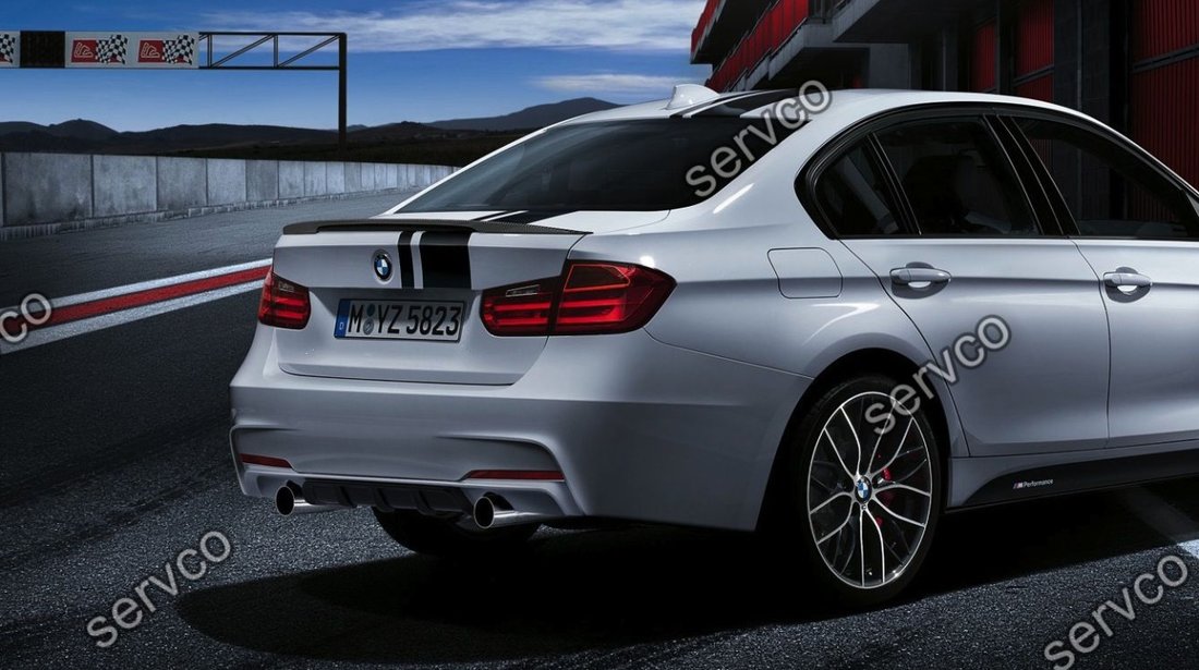 Difuzor tuning prelungire spoiler bara spate M Pachet BMW F30 F31 F35 Aerodynamic 2011-2015 v4