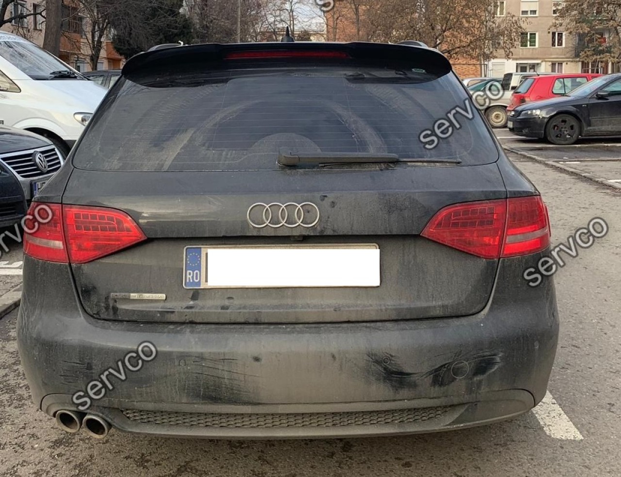 Difuzor tuning sport bara spate AUDI A4 B8 Sline S4 Rs4 2008-2012 v6
