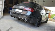 Difuzor tuning sport bara spate Audi A6 C7 2012-20...