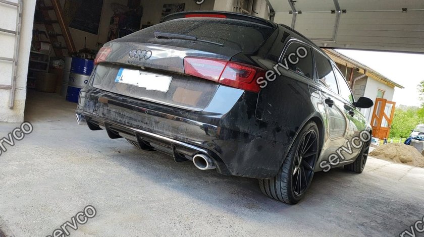 Difuzor tuning sport bara spate Audi A6 C7 2012-2015 v7