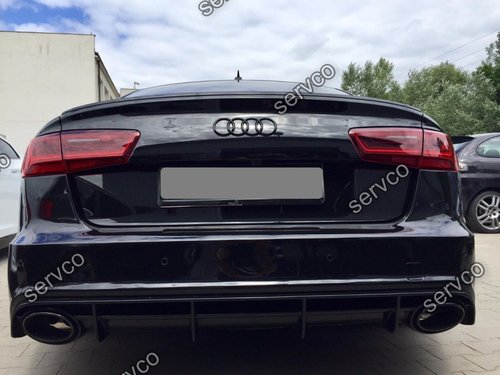 Difuzor tuning sport bara spate Audi A6 C7 4G S6 RS6 S-line Sline S line 2012-2014 v6