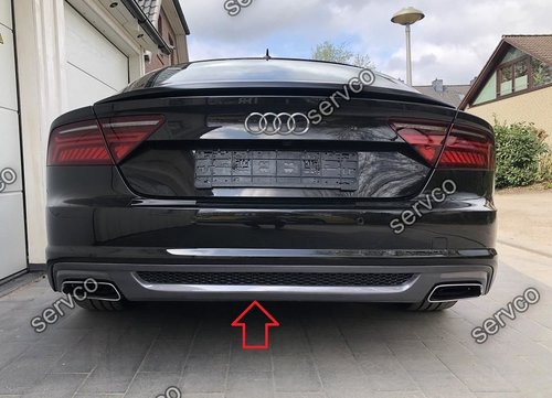 Difuzor tuning sport bara spate Audi A7 4G8 Facelift 2014-2017 v1