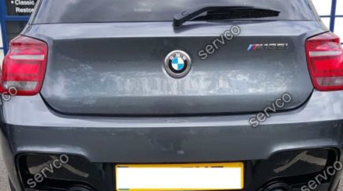 Difuzor tuning sport bara spate BMW F20 F21 Seria 1 Hamann Mpack Perfomance 2012-2018 ver1