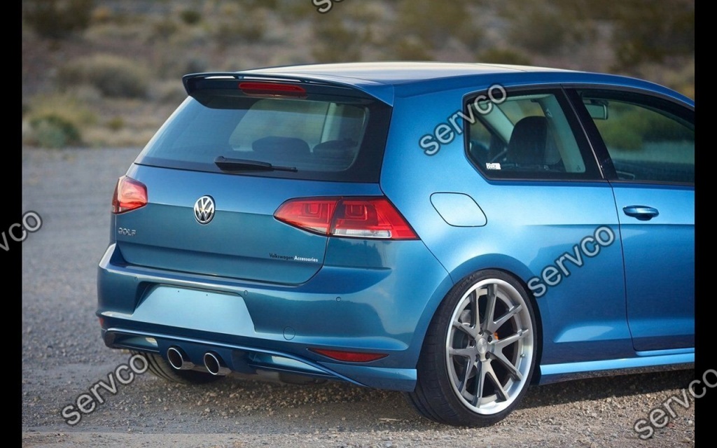 Difuzor VW GTI prelungire bara spate Volkwsagen Golf 7 R 2012-2016 v2