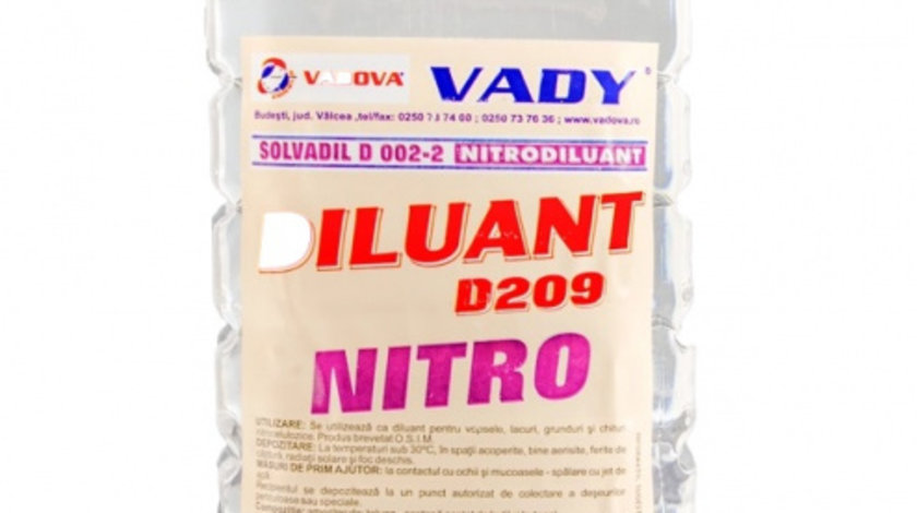 Diluant Pentru Vopsea Si Kituri Nitrocelulozice, Vady Solvadil Nitro 209, 0.9 L 11113161