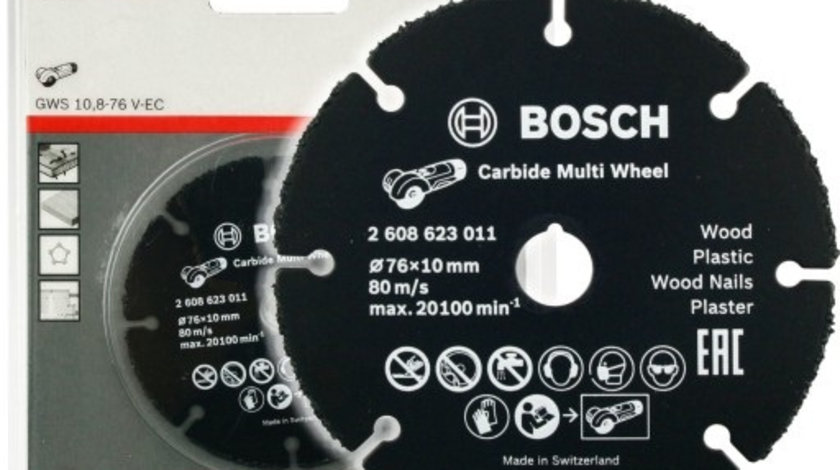Disc Abraziv Bosch 76mm 2 608 623 011