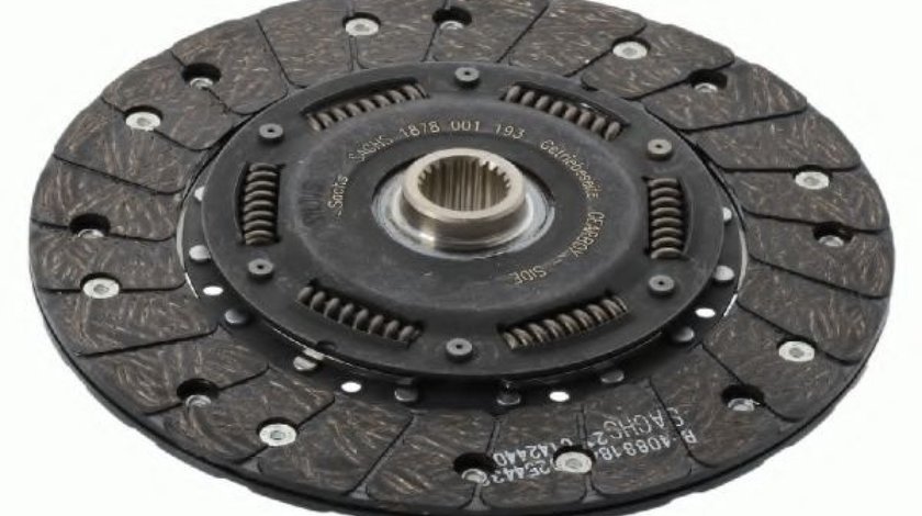 Disc ambreiaj AUDI A6 (4B2, C5) (1997 - 2005) SACHS 1878 001 193 - produs NOU