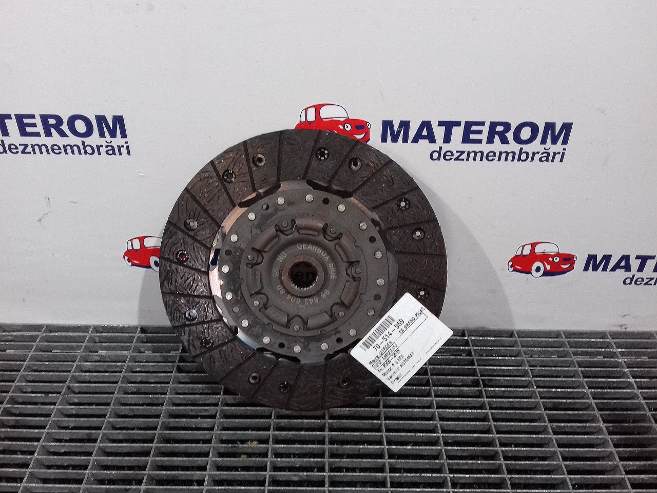 DISC AMBREIAJ CITROEN C4 GRAND PICASSO 2.0 HDI - (2006 2013)