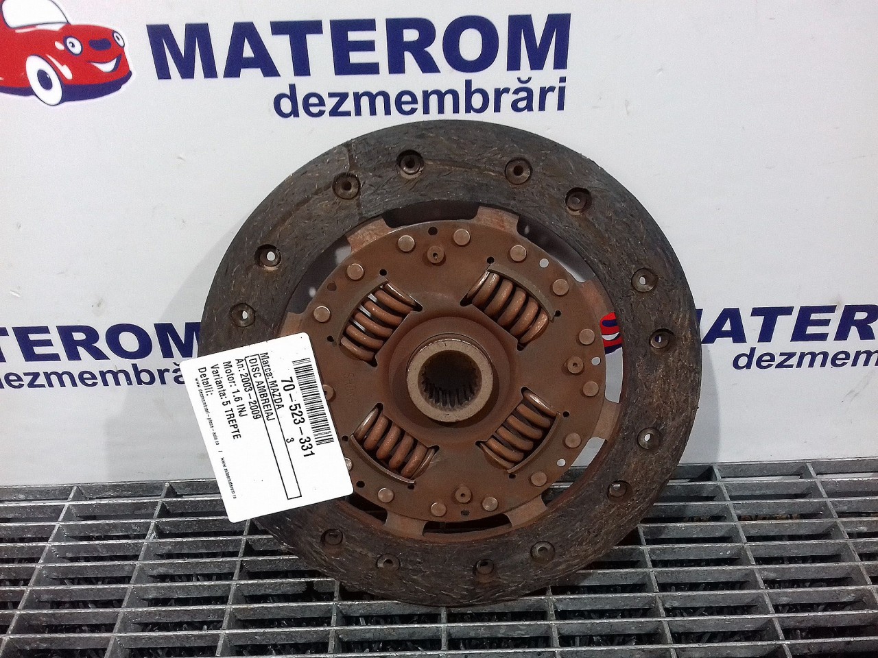 DISC AMBREIAJ MAZDA 3 1.6 INJ - (2003 2009)