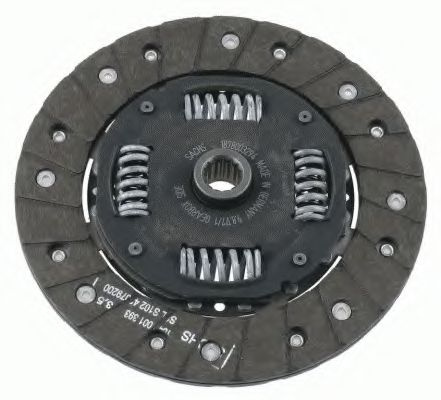 Disc ambreiaj OPEL CORSA C (F08, F68) (2000 - 2009) SACHS 1878 003 294 piesa NOUA