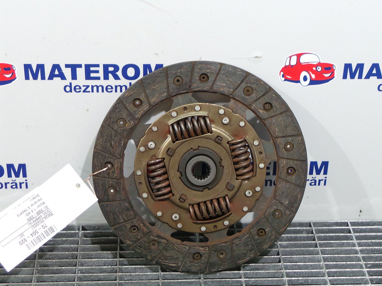 DISC AMBREIAJ PEUGEOT 207 1.6 HDI - (2006 2009)