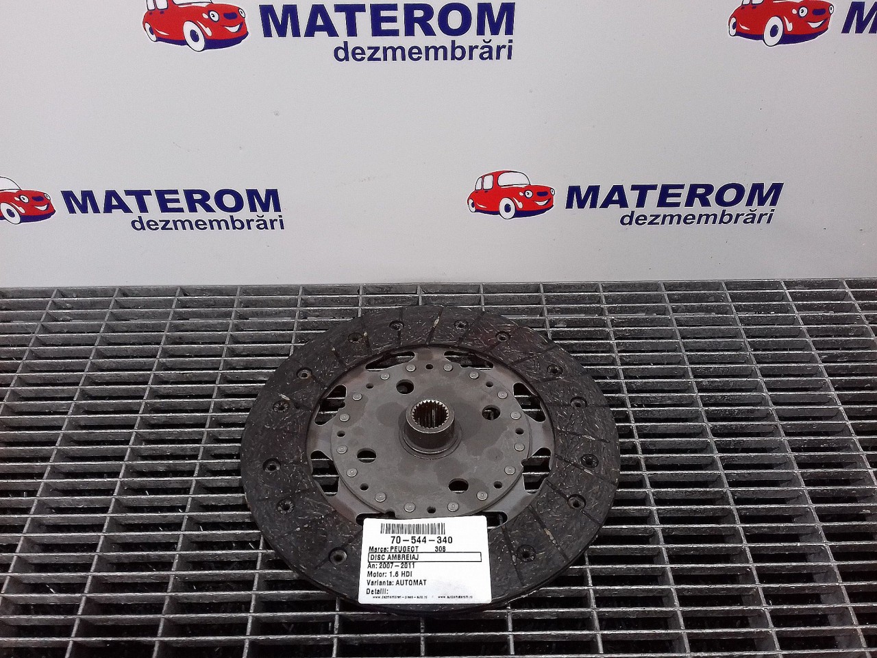 DISC AMBREIAJ PEUGEOT 308 308 1.6 HDI - (2007 2011)