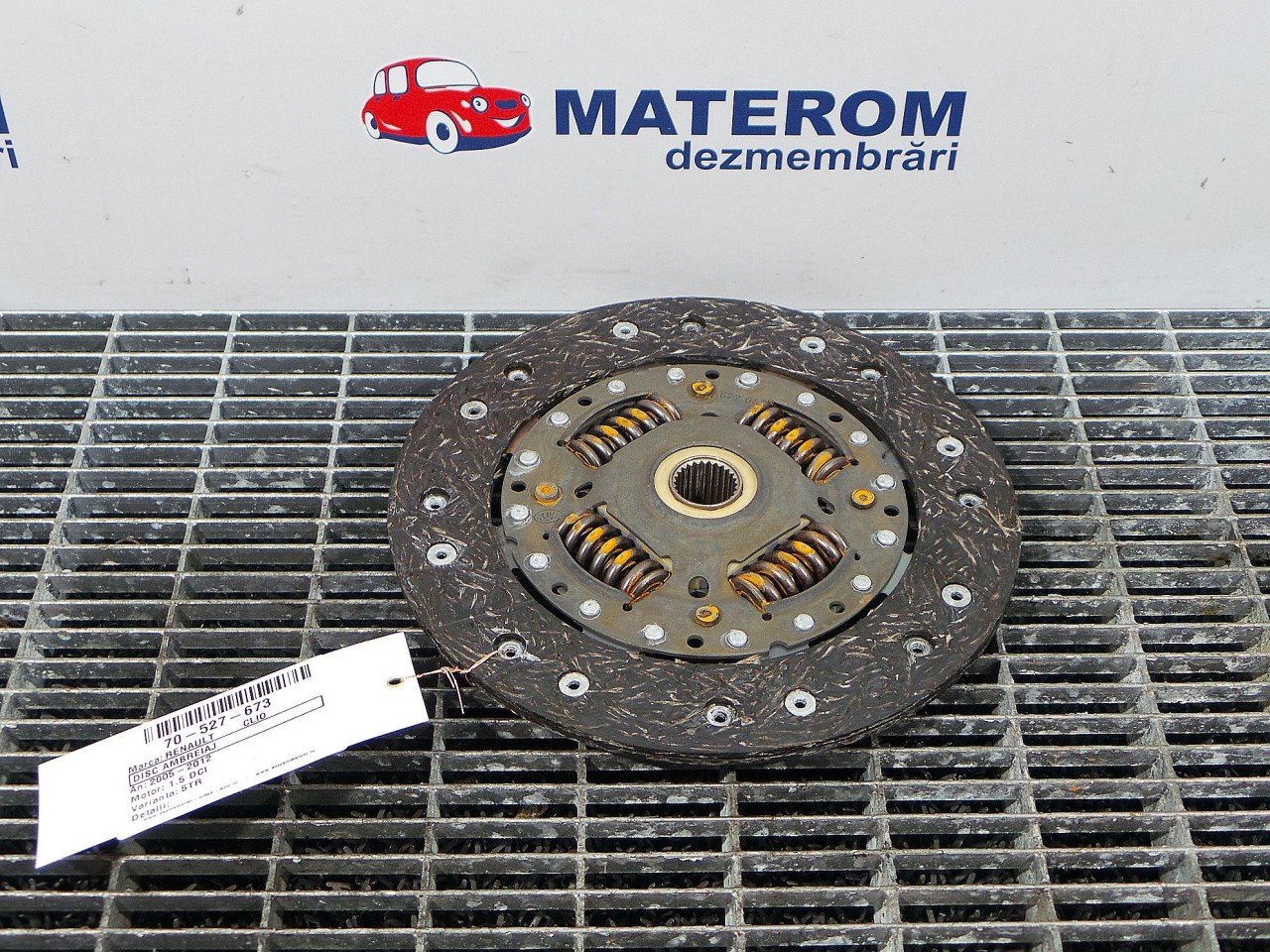 DISC AMBREIAJ RENAULT CLIO 1.5 DCI - (2005 2012)