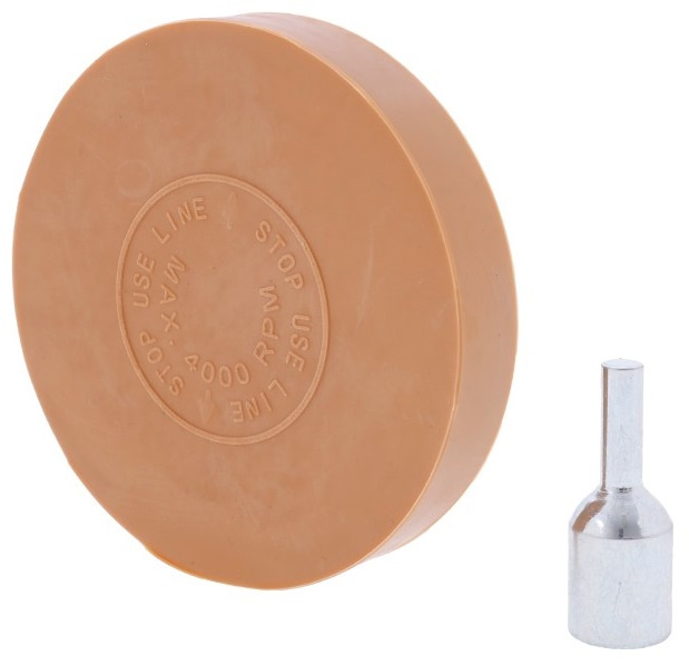 Disc De Cauciuc Pentru Îndepărtarea Lipiciului, Fi 88 Mm, Filet M8 Carmotion 63524
