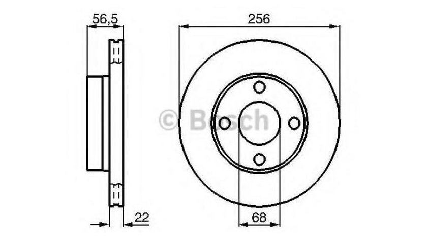 Disc de frana Audi AUDI 80 Avant (8C, B4) 1991-1996 #2 09571010