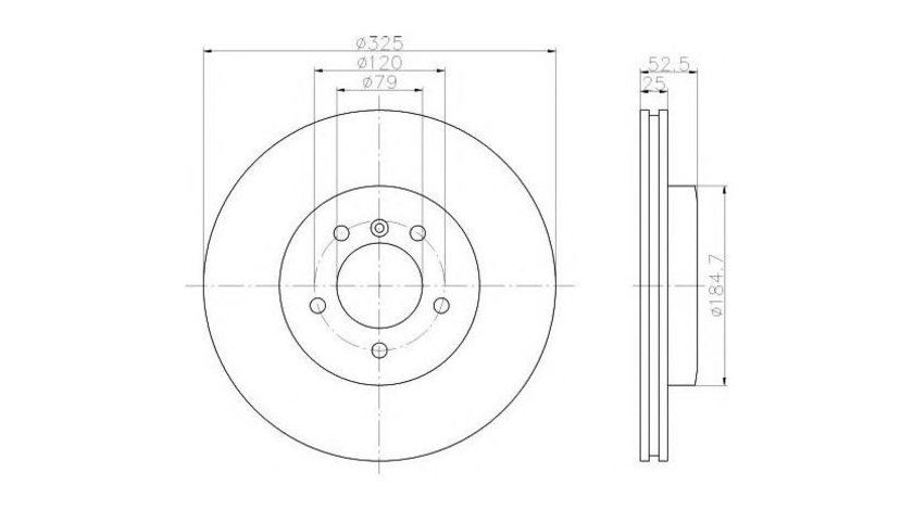 Disc de frana BMW 3 Cabriolet (E46) 2000-2007 #2 0986478012