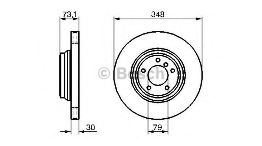 Disc de frana BMW 3 cupe (E92) 2006-2016 #2 0986479265