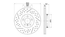 Disc de frana BMW 3 (F30, F35, F80) 2011-2016 #2 3...