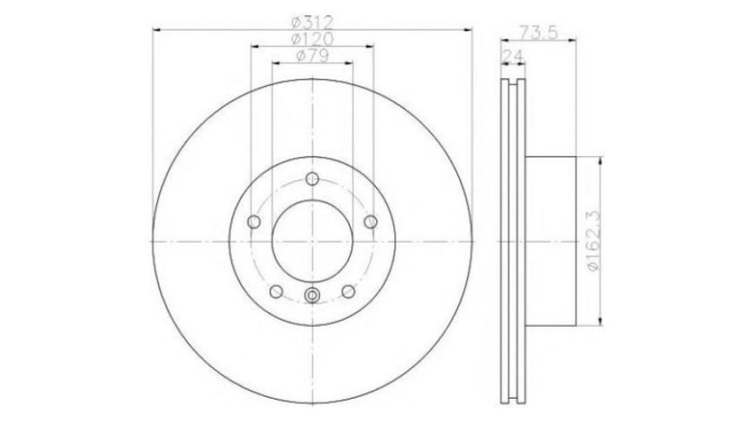 Disc de frana BMW 4 cupe (F32, F82) 2013-2016 #2 0986479381