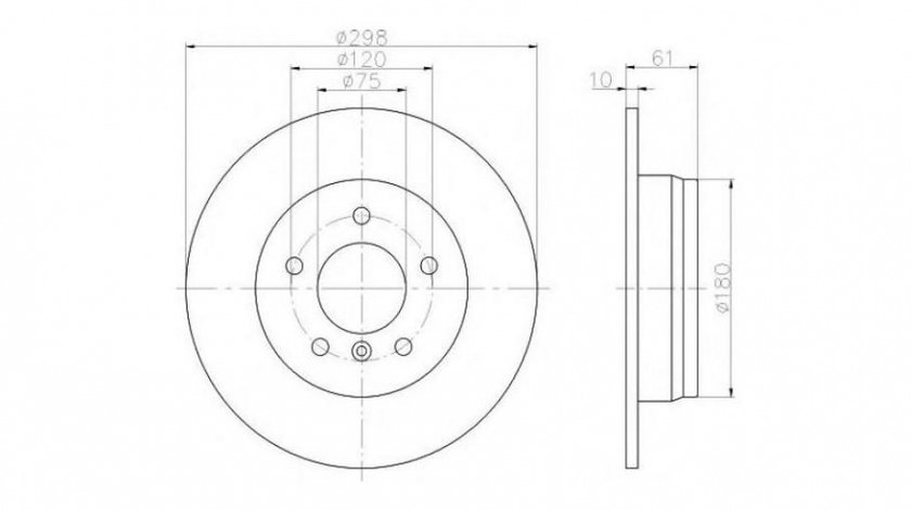 Disc de frana BMW 5 (E39) 1995-2003 #2 08691710