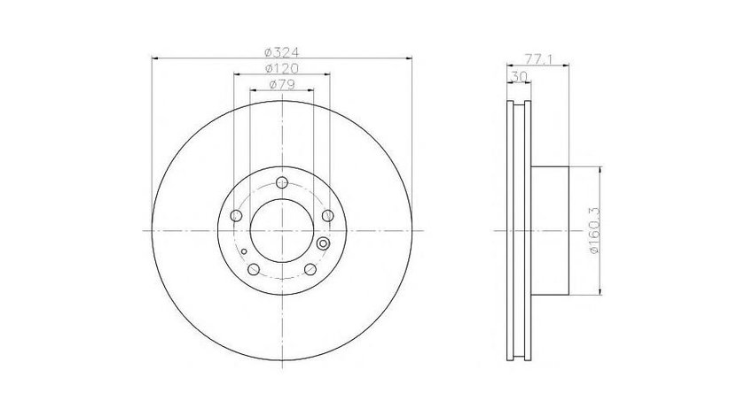 Disc de frana BMW 7 (E38) 1994-2001 #2 09557910