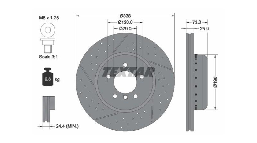 Disc de frana BMW BMW 1 Cabriolet (E88) 2008-2016 #2 0986479U64