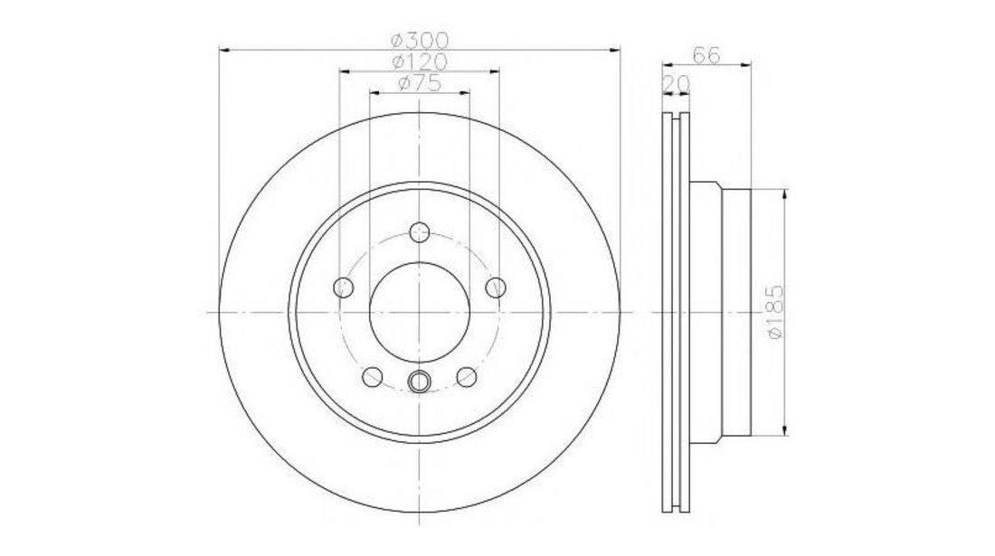 Disc de frana BMW BMW 1 (E87) 2003-2013 #2 0986479263