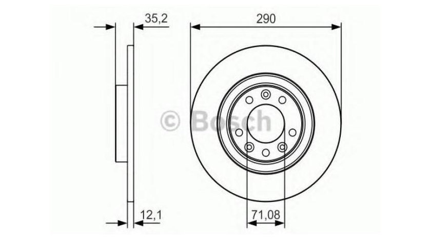 Disc de frana Citroen C4 Grand Picasso II 2013-2016 #2 0986479C25