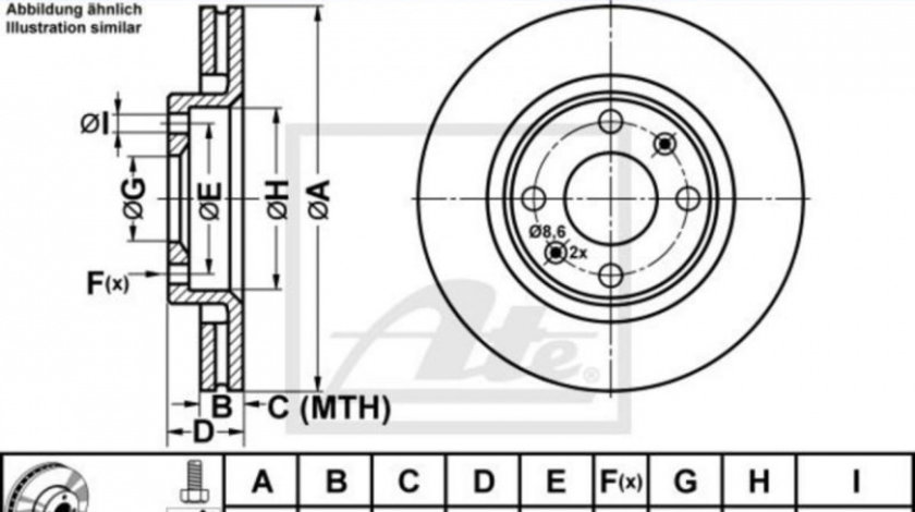 Disc de frana Citroen XSARA PICASSO (N68) 1999-2016 #2 0986478618