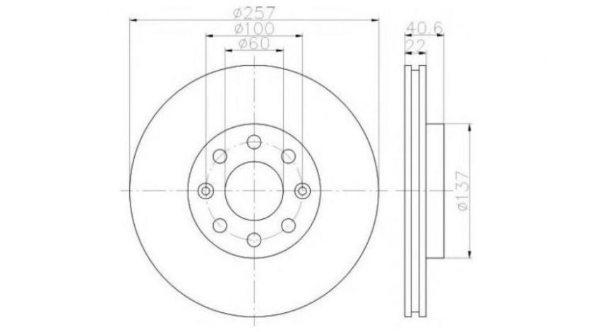 Disc de frana Fiat GRANDE PUNTO (199) 2005-2016 #2 09584330