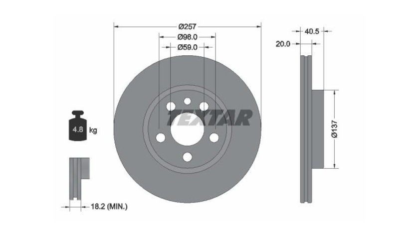 Disc de frana Fiat ULYSSE (220) 1994-2002 #2 09587030