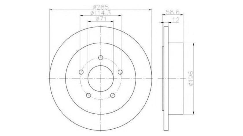 Disc de frana Ford Explorer 3 (2000-2005) #2 16805