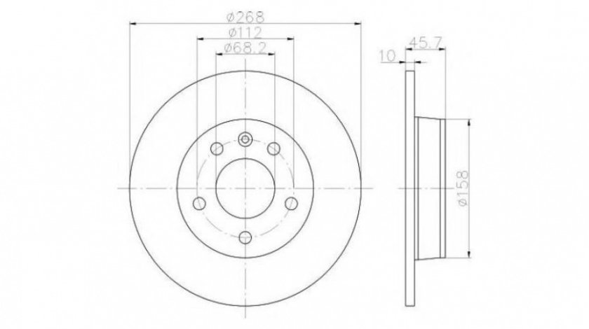 Disc de frana Ford GALAXY (WGR) 1995-2006 #3 08693510