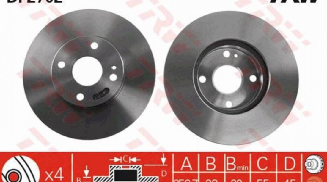 Disc de frana Ford USA ESCORT limuzina 1996-2002 #2 09677110