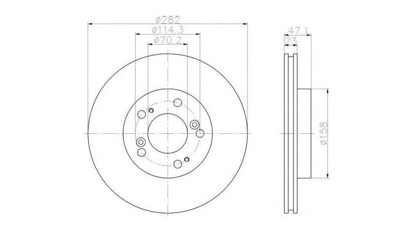 Disc de frana Honda SHUTTLE (RA) 1994-2004 #2 09689310