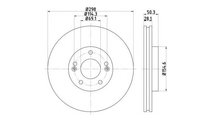 Disc de frana Hyundai SANTA FE II (CM) 2005-2016 #...