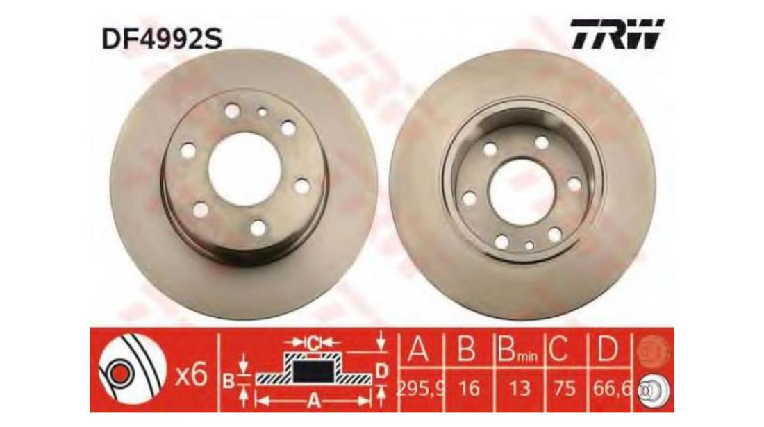 Disc de frana Iveco DAILY IV autobasculanta 2006-2011 #2 08975910