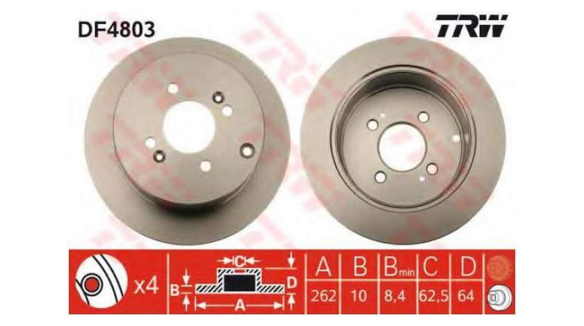 Disc de frana Kia RIO II (JB) 2005-2016 #3 08A60210