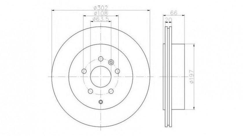 Disc de frana Land Rover FREELANDER 2 (FA_) 2006-2014 #2 0986479U44