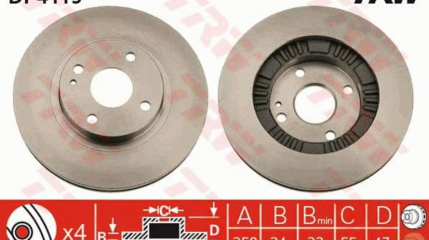 Disc de frana Mazda 323 F Mk V (BA) 1994-1998 #2 09782610