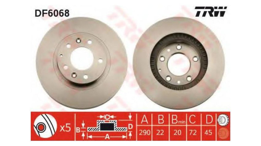 Disc de frana Mazda MX-5 Mk III (NC) 2005-2016 #2 0986479474
