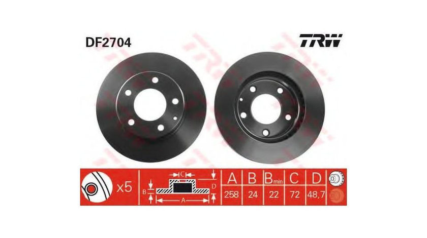 Disc de frana Mazda PREMACY (CP) 1999-2005 #2 09558410