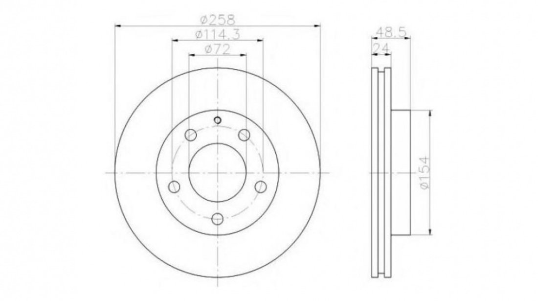 Disc de frana Mazda XEDOS 6 (CA) 1992-1999 #2 09558410